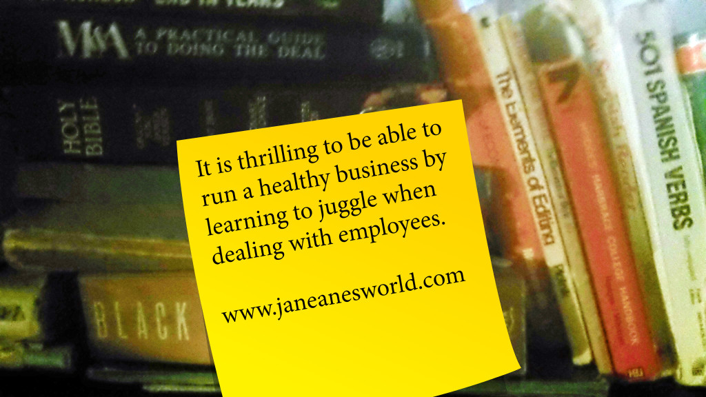 thrilling Thursday, employees, juggle, entrepreneurs, dealing with employees